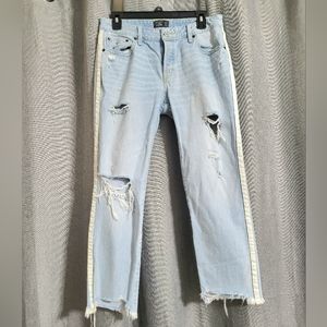 Abercrombie & Fitch Ames Low Rise Slim Boyfriend Jeans